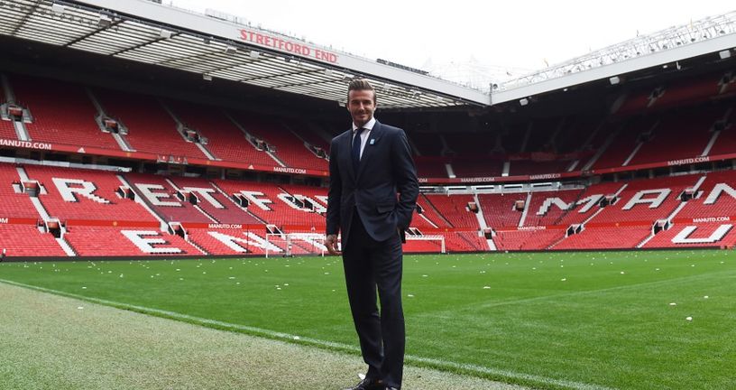 David Beckham na Old Traffordu