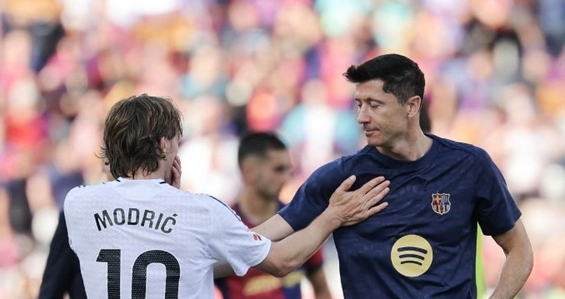Lewandowski i Modrić