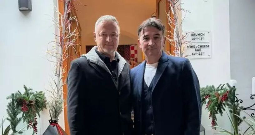 Zlatko Dalić i Marko Perković Thompson