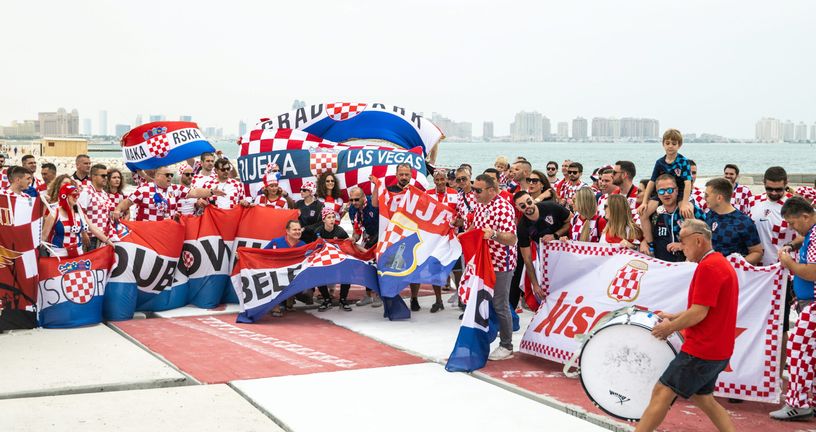 Hrvatski navijači na SP 2022. u Katru