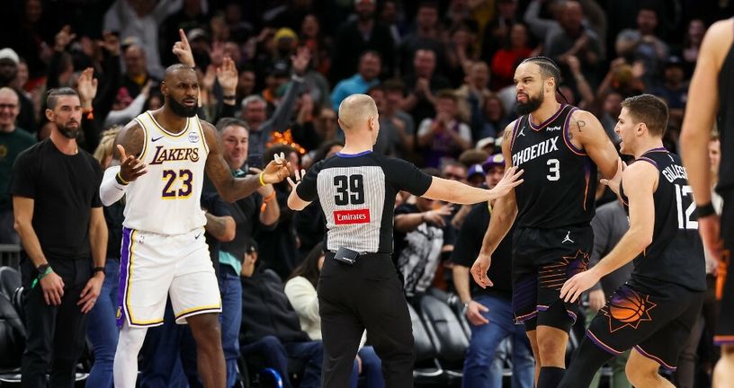 LeBron James i Dillon Brooks