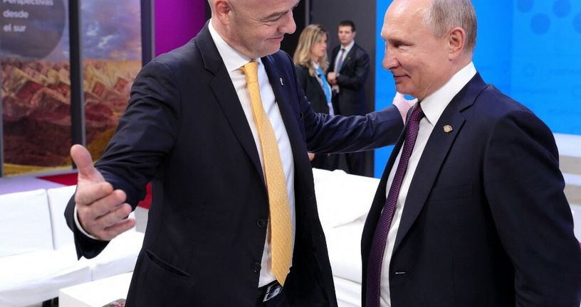 Gianni Infantino i Vladimir Putin