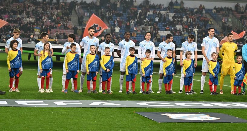 Rijeka na utakmici protiv Šahtara