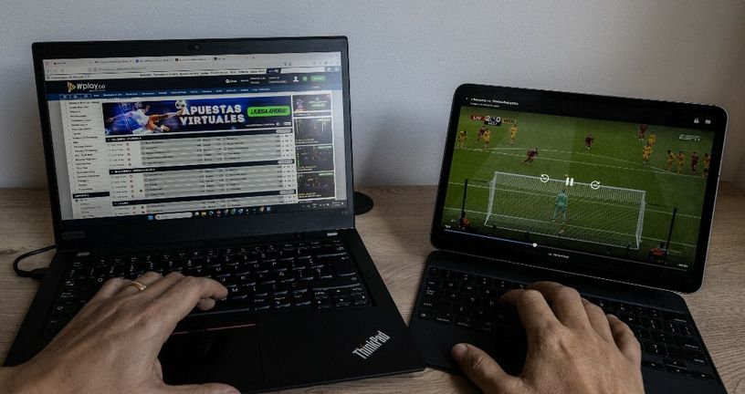 Klađenje na nogomet - ilustracija