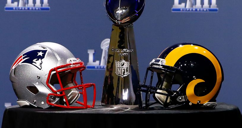 New England Patriots i Los Angeles Rams (Foto: AFP)