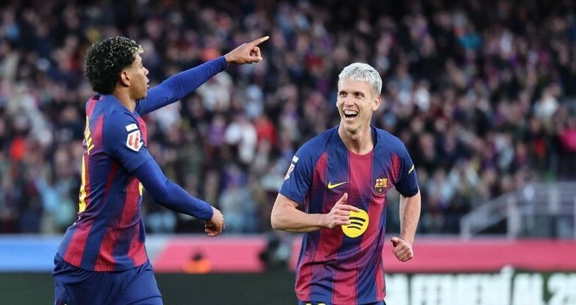 Lamine Yamal i Dani Olmo