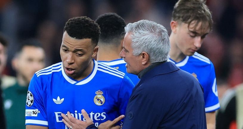 Kylian Mbappe i Jose Mourinho