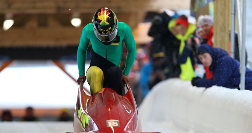 Daniel Mayhew nastupio je za Jamajku u bobu na ZOI u Lillehammeru (Foto: AFP)