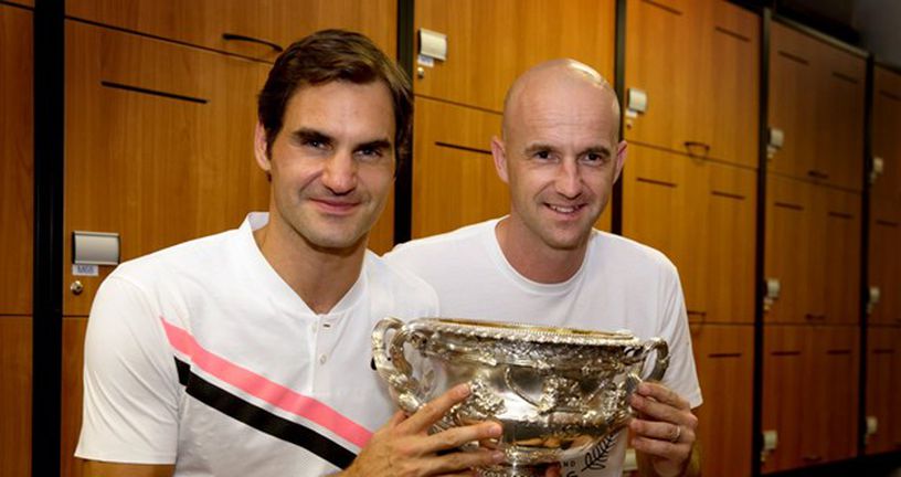 Roger Federer i Ivan Ljubičić (Foto: Twitter)