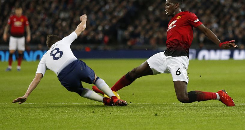 Paul Pogba protiv Tottenhama (Foto: AFP)