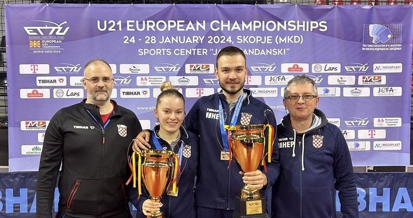 Hana Arapović i Ivor Ban s trenerima