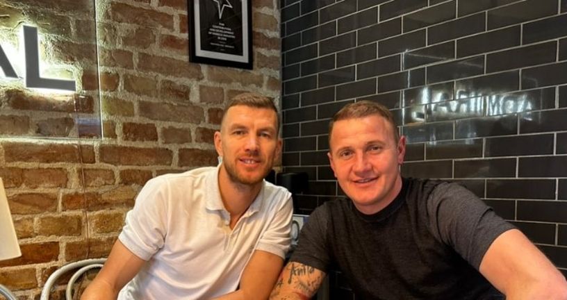 Edin Džeko i Senijad Ibričić