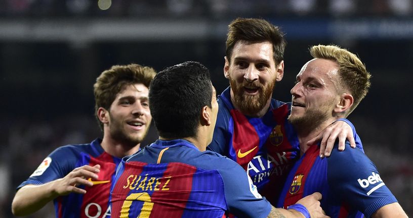 Sergi Roberto, Rakitić, Messi i Suarez