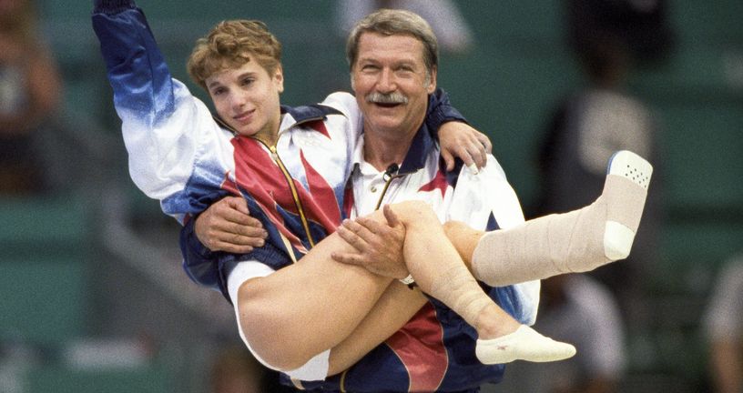 Kerri Strug i Bela Karolyi