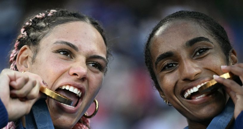 Trinity Rodman i Naomi Girma