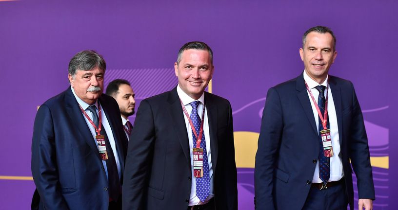 Čelnici HNS-a Kustić, Svetina i Vučemilović