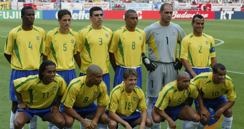 Reprezentacija Brazila koja je bila svjetski prvak 2002. (Foto: AFP)