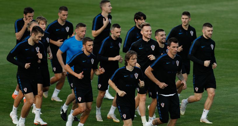 Trening hrvatskih nogometaša (Foto: AFP)