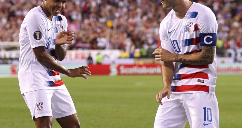 Weston Mckennie i Christian Pulisić (Foto: AFP)