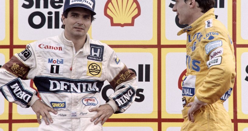 Nelson Piquet i Ayrton Senna (Foto: AFP)