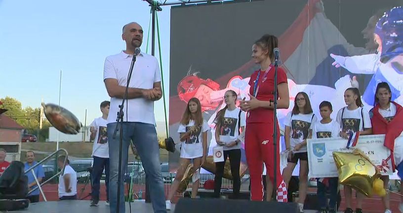 Doček Matee Jelić u Kninu - 2