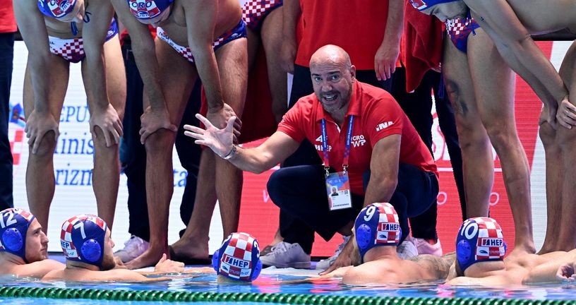 Ivica Tucak i hrvatski vaterpolisti
