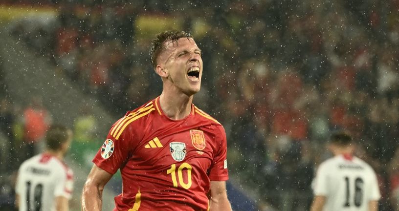 Dani Olmo u dresu Španjolske s desetkom na leđima