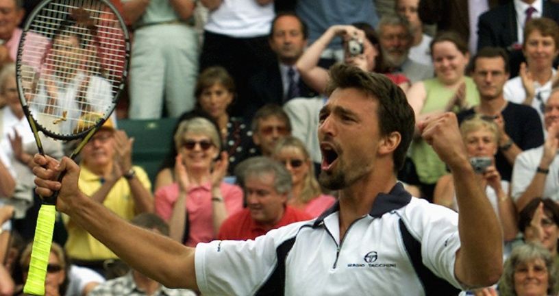 Goran Ivanišević na Wimbledonu 2001. godine