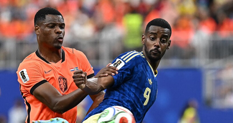 Denzel Dumfries i Alexander Isak