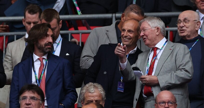 Pirlo, Allegri i Ferguson