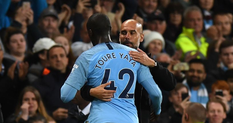Yaya Toure i Pep Guaridola (Foto: AFP)