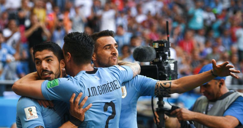 Slavlje Urugvaja (Foto: AFP)