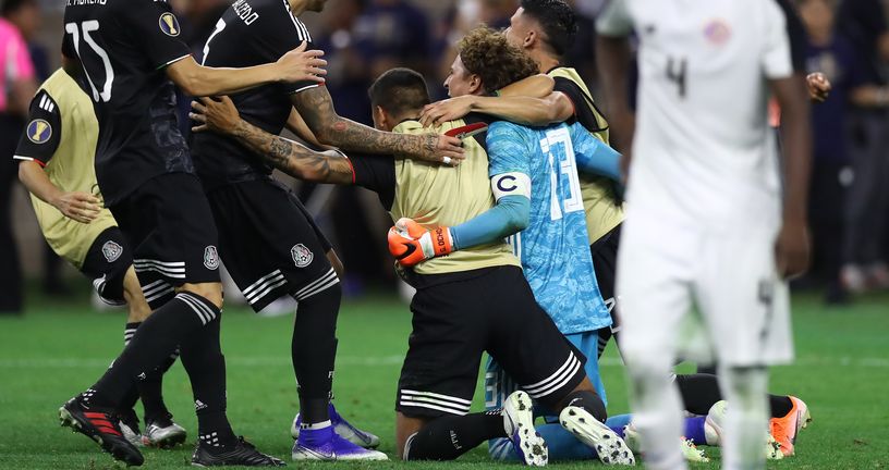 Meksikanci slave pobjedu (Foto: AFP)