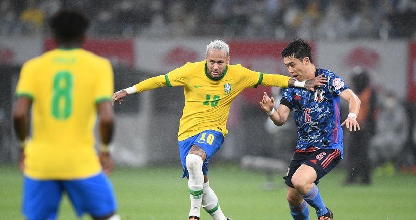 Neymar u dresu Brazila protiv Japana