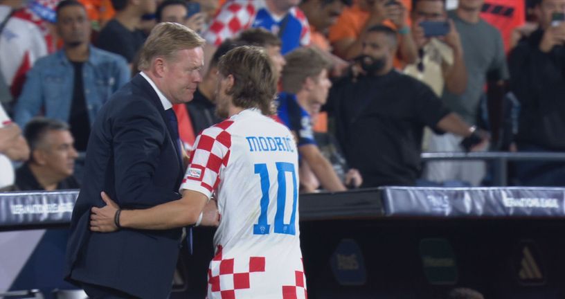 Luka Modrić i Ronald Koeman