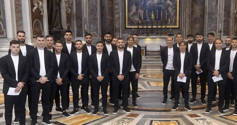 Vatreni na audijenciji kod pape Franje