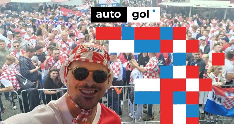 Auto gol na trgu s navijačima