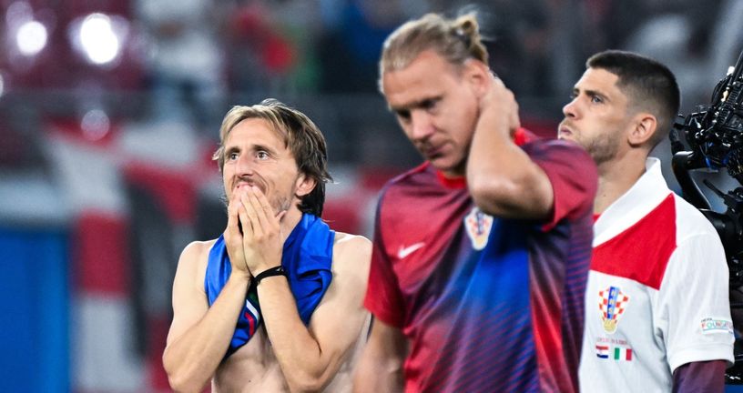 Luka Modrić i Domagoj Vida