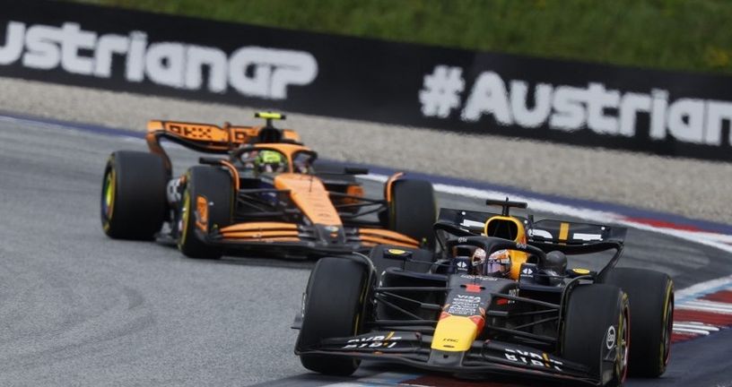 Verstappen i Norris