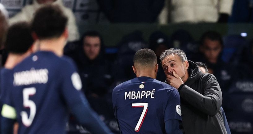 Kylian Mbappe i Luis Enrique