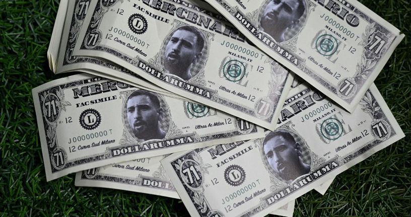 Gianluigi Donnarrumma na novčanicama dolara