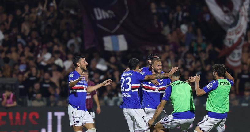 Slavlje igrača Sampdorije