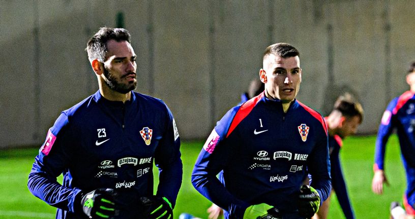 Ivica Ivušić i Dominik Livaković