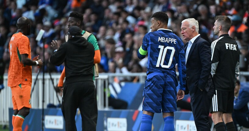 Kylian Mbappe i Didier Deschamps