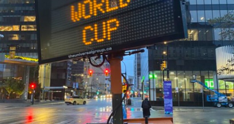 Natpis FIFI WORLD CUP