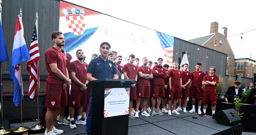 Zlatko Dalić i igrači