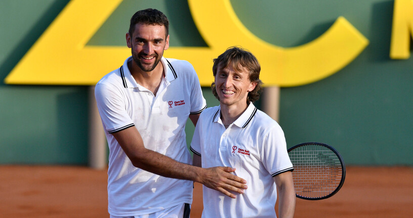 Marin Čilić i Luka Modrić