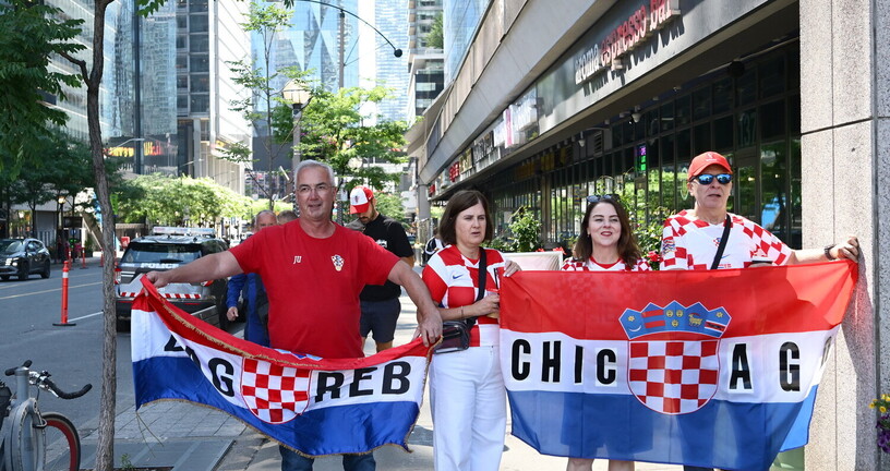 Hrvatski navijači u Torontu