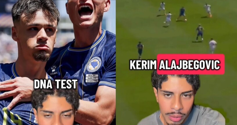 Reakcija na gol Karima Alajbegovića