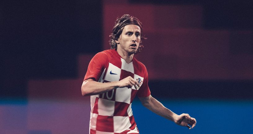 Luka Modrić u novom dresu za Svjetsko prvenstvo (Foto: HNS/Nike)